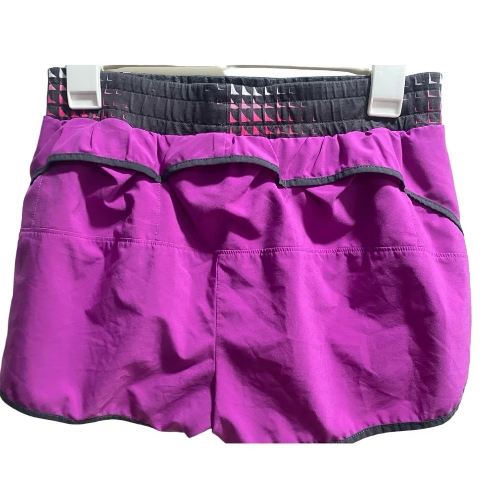 Asics Pink/Gray Running Shorts, Attached‎ Liner, size Medium